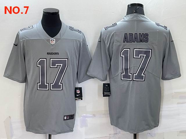 Men's Las Vegas Raiders 17 Davante Adams Jesrey NO.7;